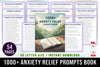 Anxiety Relief Prompts Book for Stress Reduction