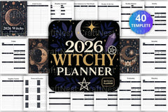 Witchy Planner: Enchant Your Organization - CraftNest - Digital Crafting and Art