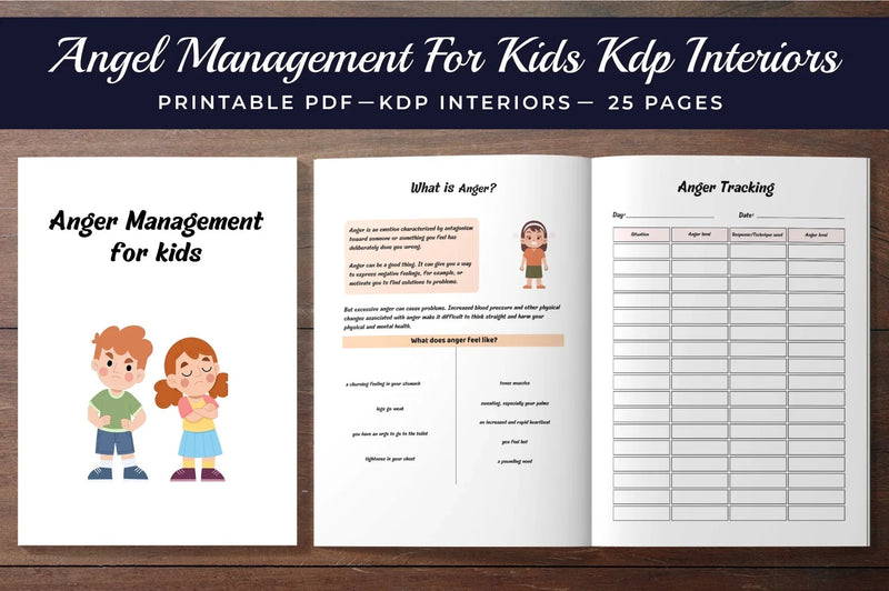 Anger Management for Kids Planner - CraftNest - Digital Crafting and Art