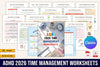 ADHD Time Management Worksheets for Improved Focus