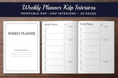 Weekly Planner  Bundle - CraftNest - Digital Crafting and Art