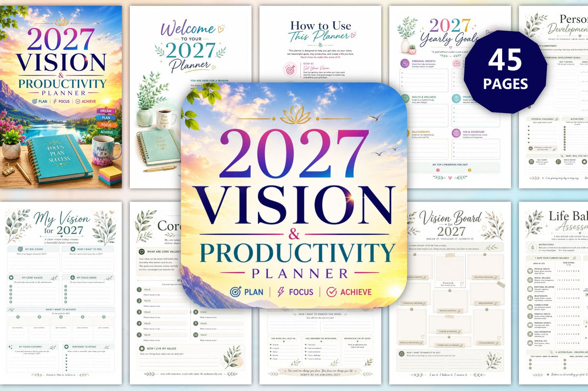Vision Productivity Planner 2027