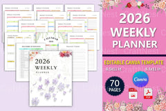 Weekly Planner Starting at 100 - CraftNest - Digital Crafting and Art