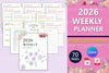 Weekly Planner Starting at 100