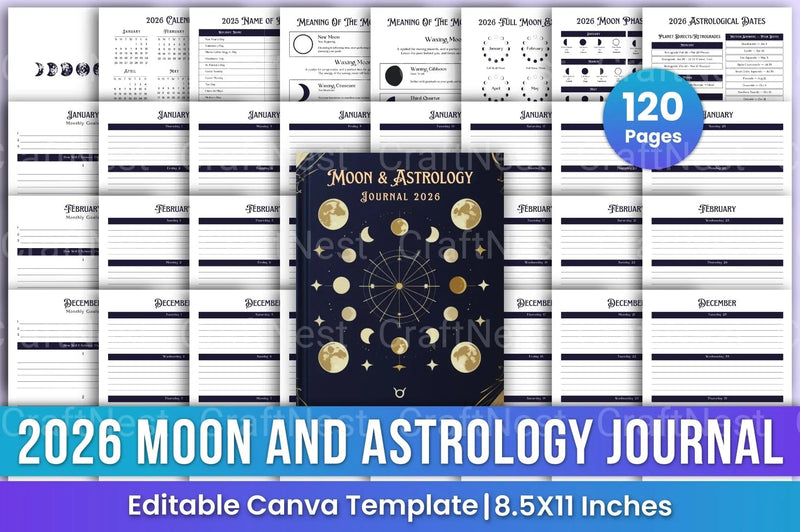 Moon and Astrology Insights - CraftNest - Digital Crafting and Art