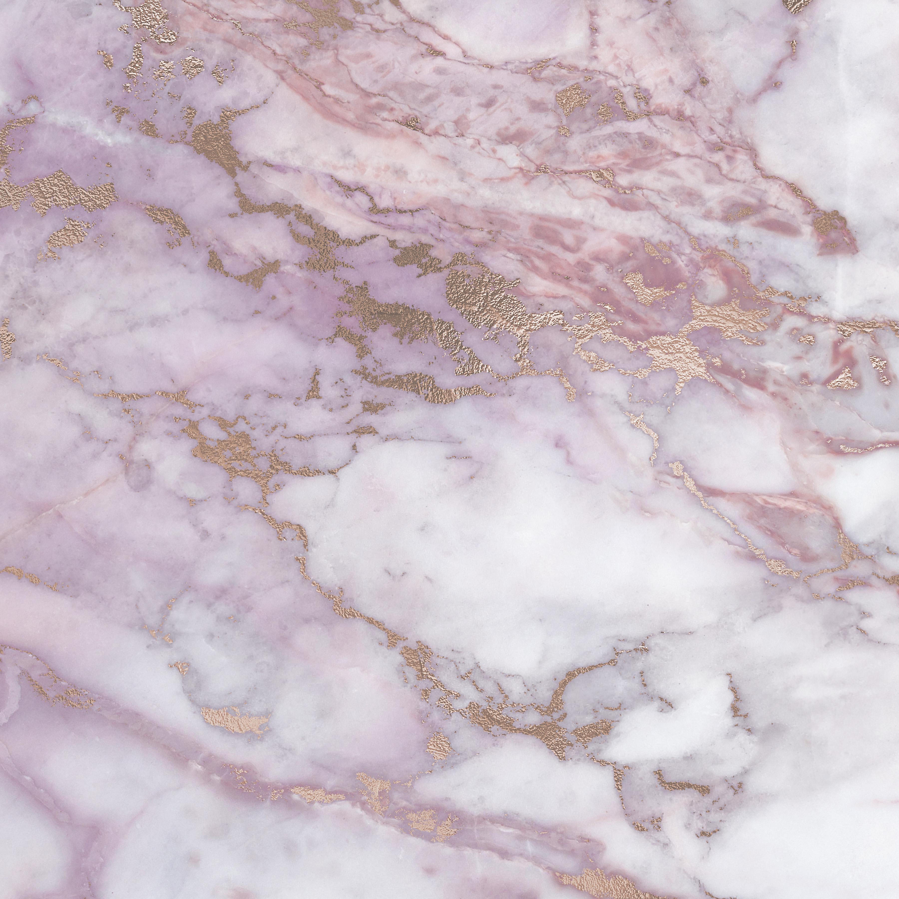Rose Gold Marble Texture Paper