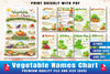 Vegetable Names Chart Planner