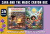 Zara and the Magic Crayon Box Book