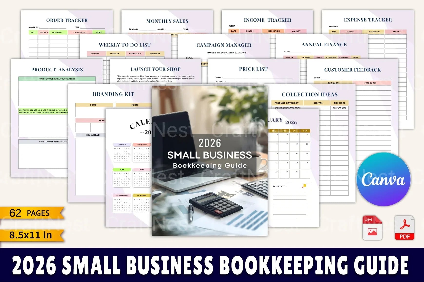 Small Business Bookkeeping Guide - CraftNest - Digital Crafting and Art