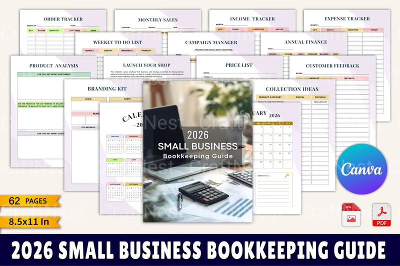 Small Business Bookkeeping Guide - CraftNest - Digital Crafting and Art