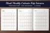 Blank Monthly Calendar Planner