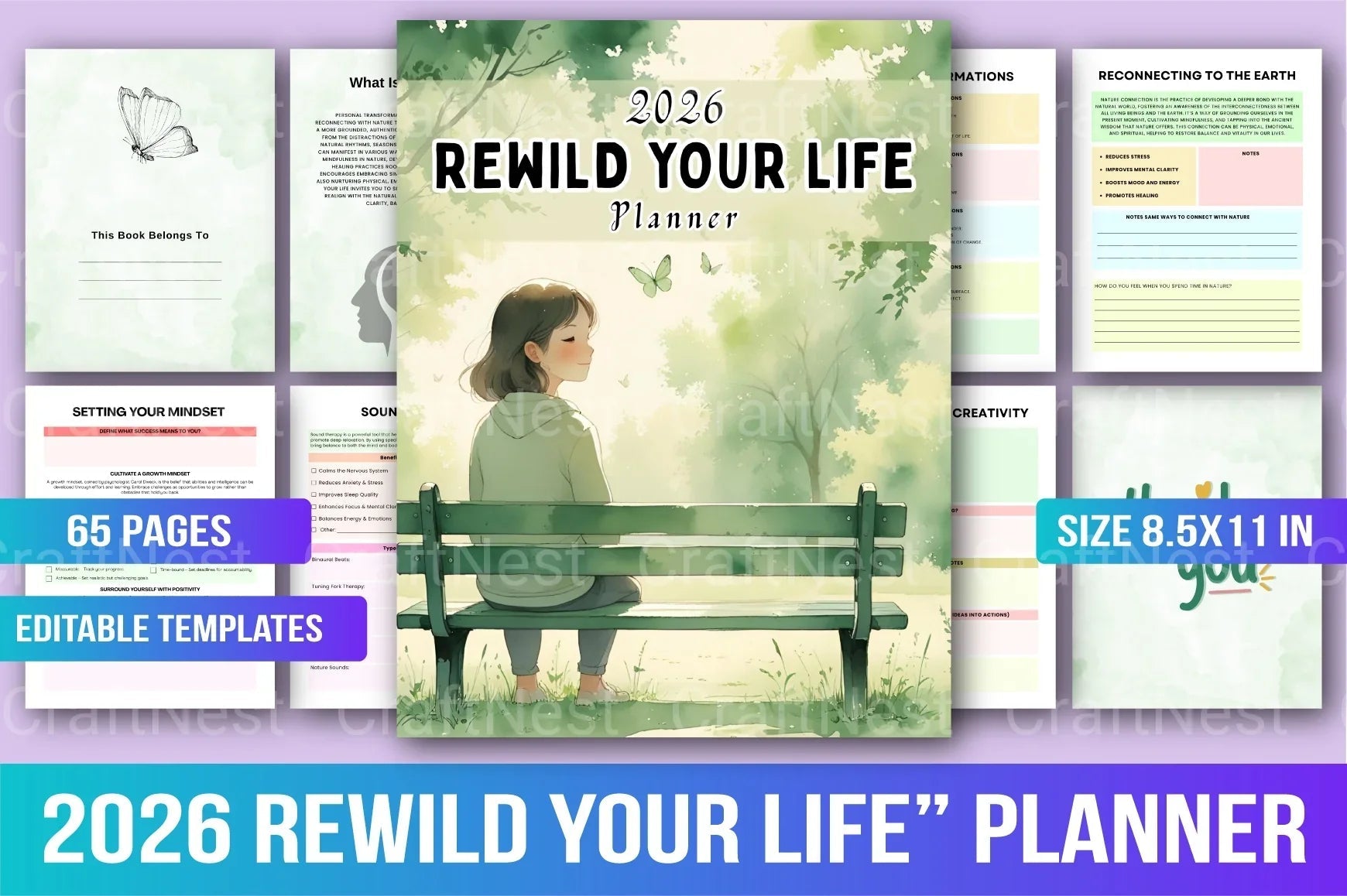 Rewild Your Life Planner - CraftNest - Digital Crafting and Art