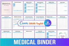 Medical Binder Organizer - CraftNest - Digital Crafting and Art