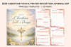Christian Faith Prayer Reflection Journal