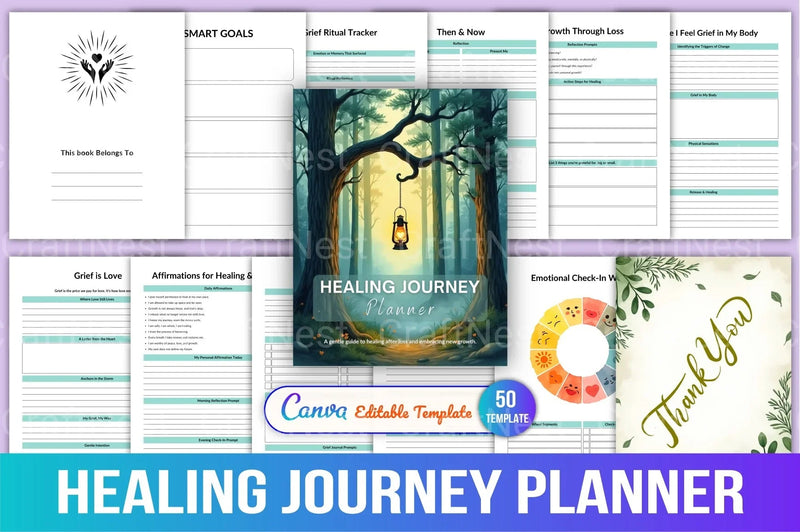 Healing Journey Planner - CraftNest - Digital Crafting and Art