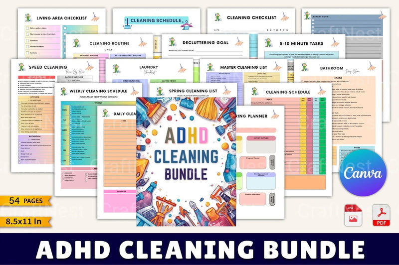 ADHD Cleaning Tips and Strategies - CraftNest - Digital Crafting and Art
