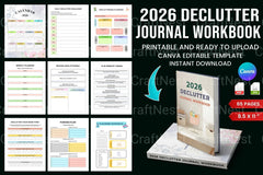 Declutter Workbook Guide - CraftNest - Digital Crafting and Art
