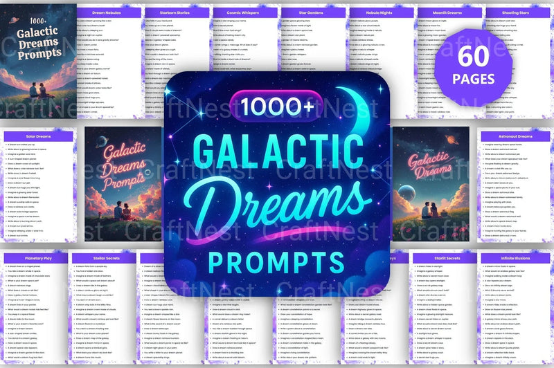 Galactic Dreams: Creative Writing Prompts - CraftNest - Digital Crafting and Art