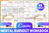 Mental Burnout Workbook for Stress Relief