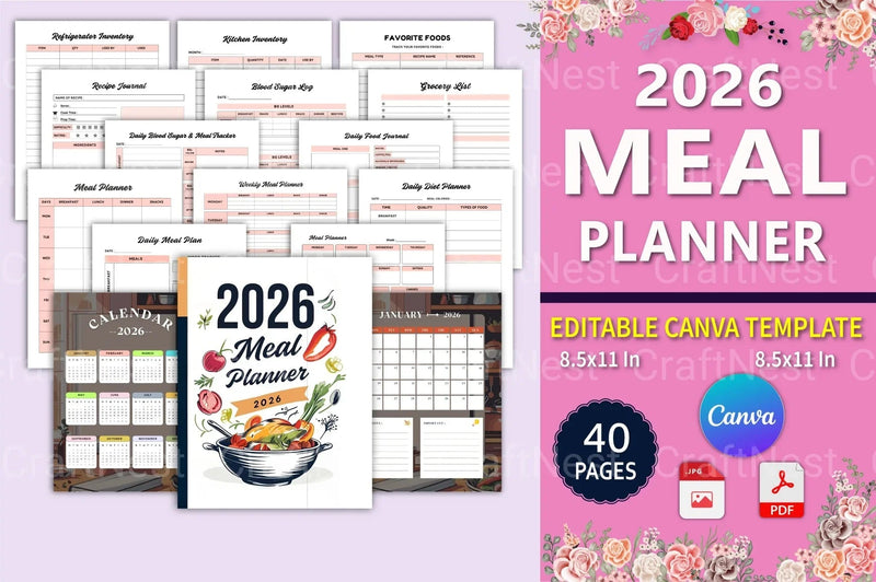 Ultimate Meal Planner Guide - CraftNest - Digital Crafting and Art