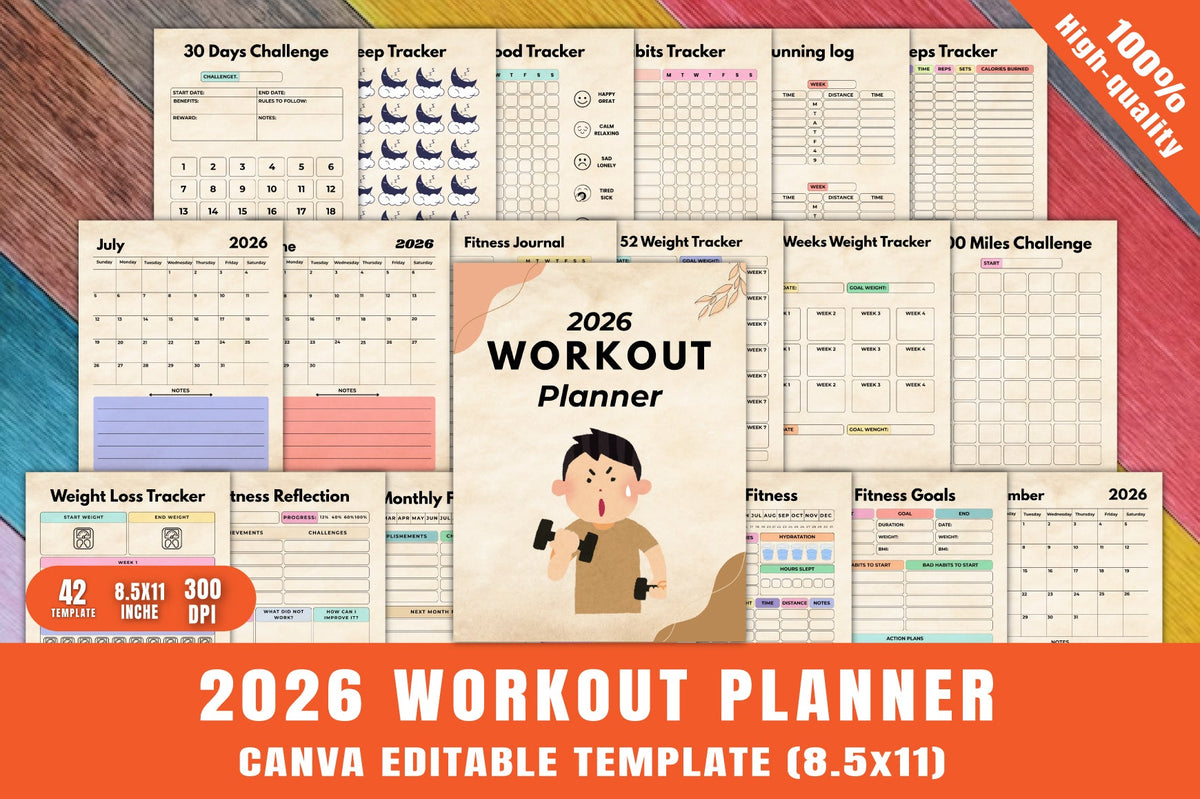 Workout Planner 2027