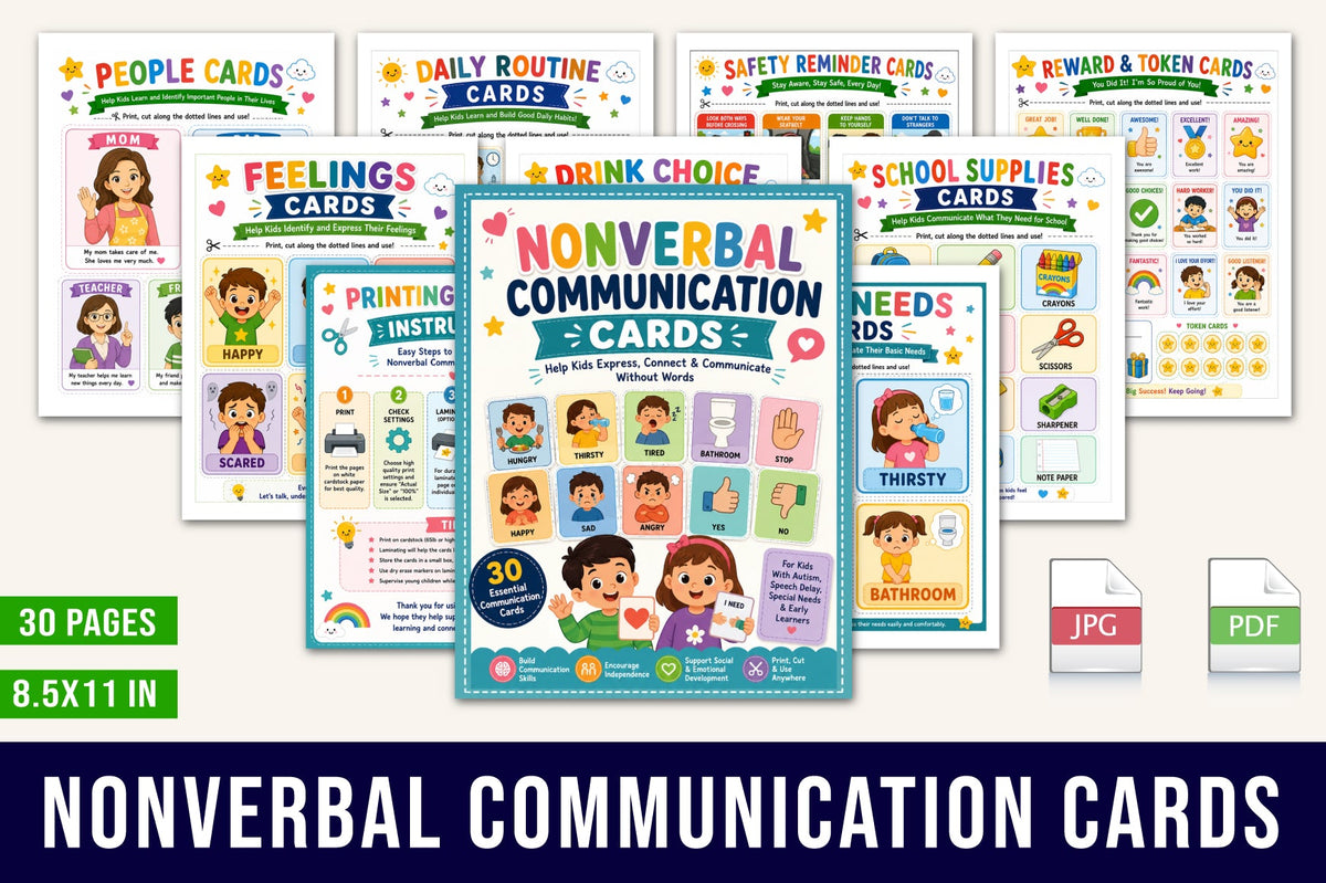 Nonverbal Communication Cards