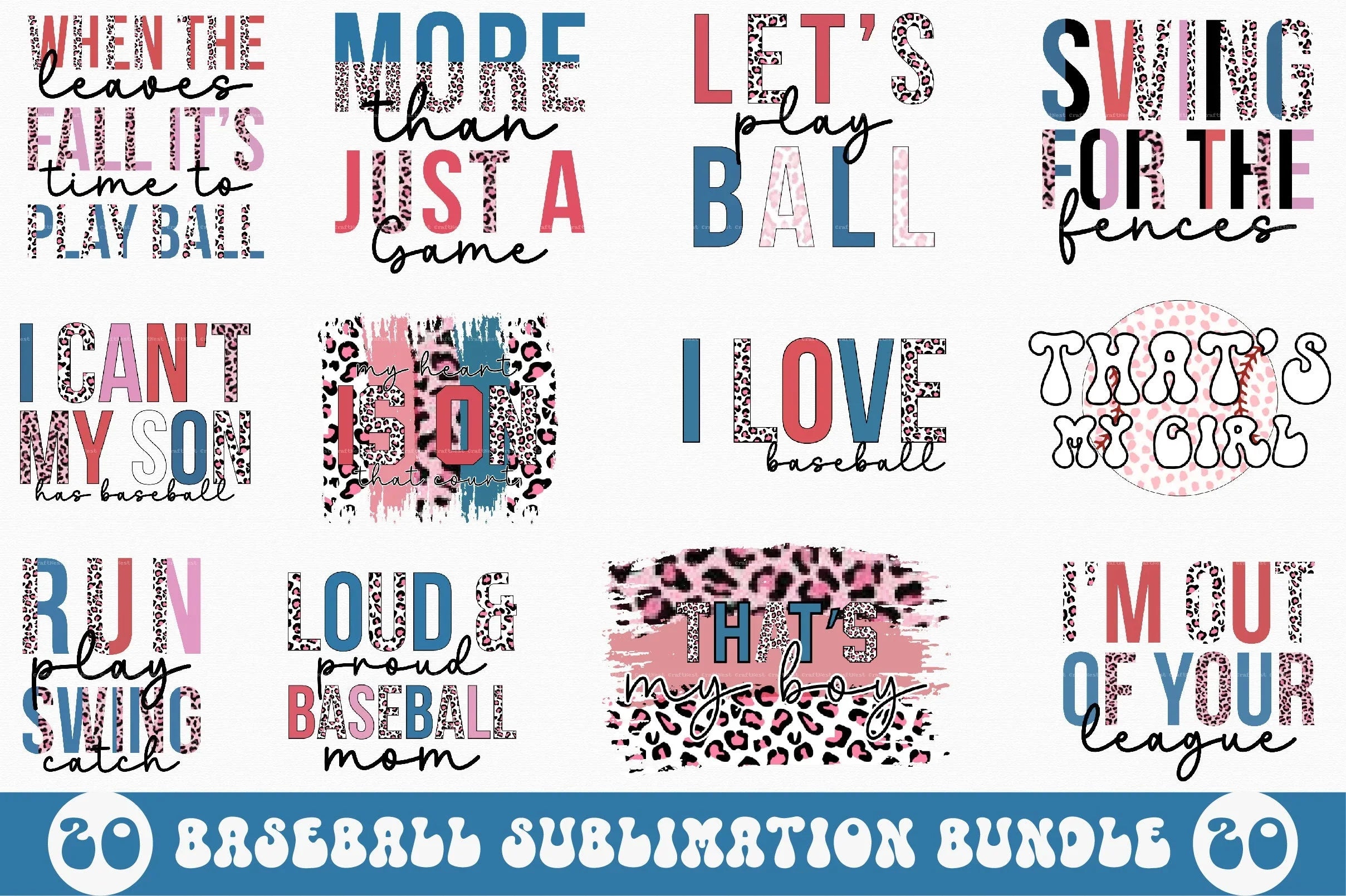 Baseball Clipart Bundle