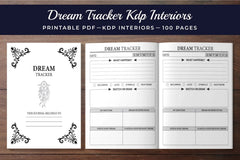 Dream Tracker Planner - Printable Planner - CraftNest - Digital Crafting and Art