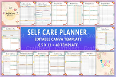 Self Care Planner: Enhance Your Wellbeing - CraftNest - Digital Crafting and Art