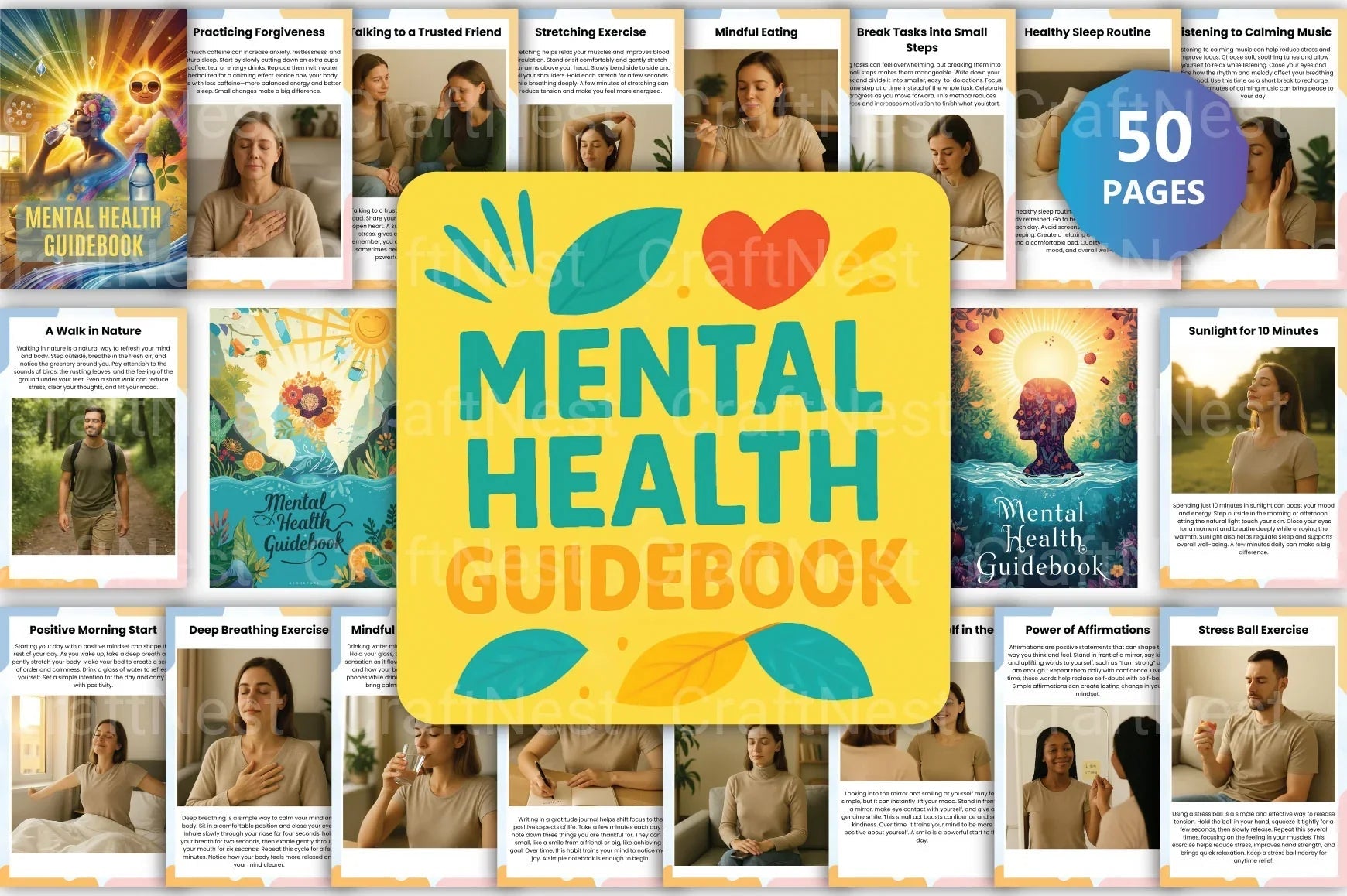 Mental Health Guidebook - CraftNest - Digital Crafting and Art
