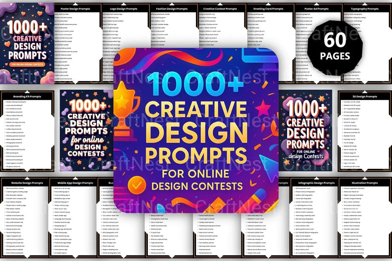 Creative Prompts for Online Contests - CraftNest - Digital Crafting and Art