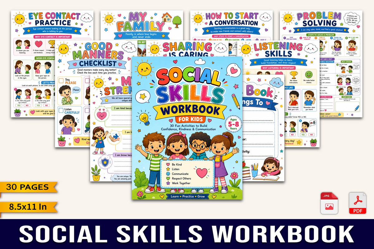 Social Skills Workbook for Personal Development