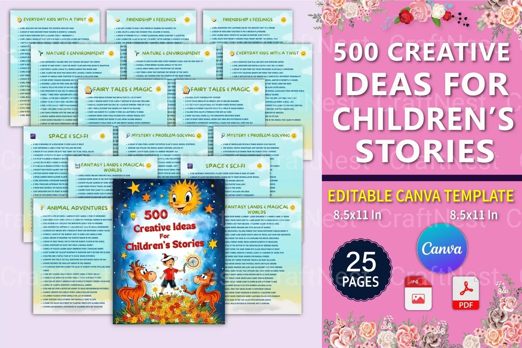 Creative Ideas for Children's Stories - CraftNest - Digital Crafting and Art