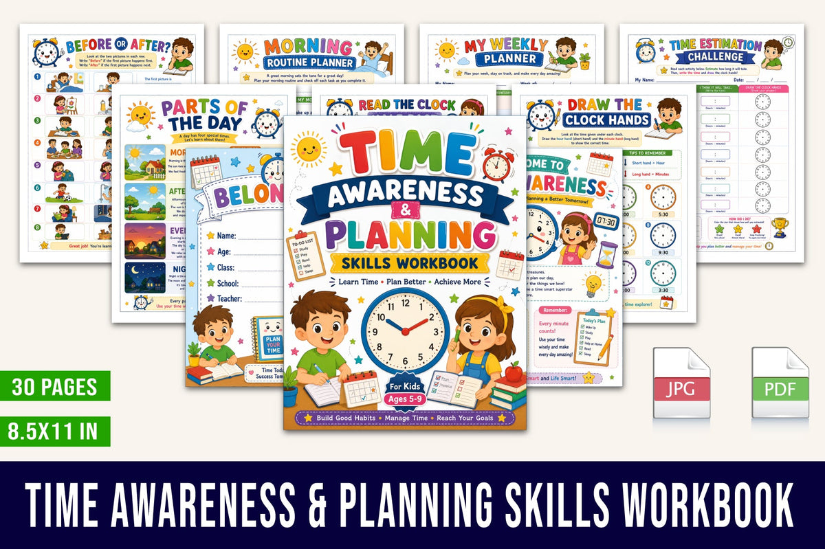 Time Awareness Planning Skills Workbook