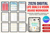 Life Goals Vision Board Workbook