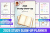 Study Glow Up Planner for Academic Success