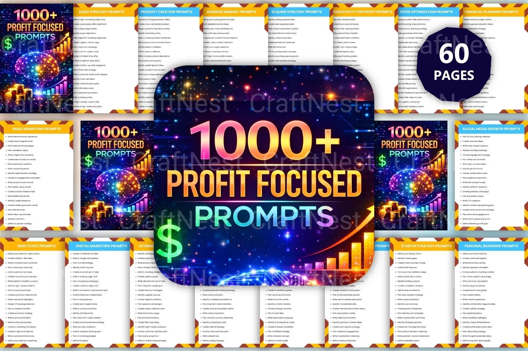 Profit-Focused Prompts for Business Growth - CraftNest - Digital Crafting and Art