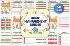 Ultimate Home Management Binder for Organization - CraftNest - Digital Crafting and Art
