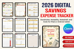 Savings Expense Tracker Tool - CraftNest - Digital Crafting and Art