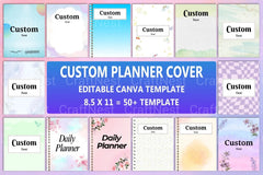 Custom Planner Cover Design - CraftNest - Digital Crafting and Art