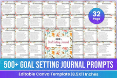 500 Goal Setting Prompts for Success - CraftNest - Digital Crafting and Art