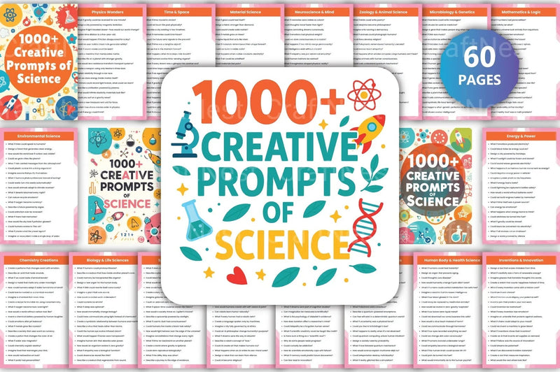 Creative Science Prompts for Inspiration - CraftNest - Digital Crafting and Art