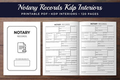 Notary Records Planner  Bundle - CraftNest - Digital Crafting and Art