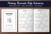Notary Records Planner  Bundle