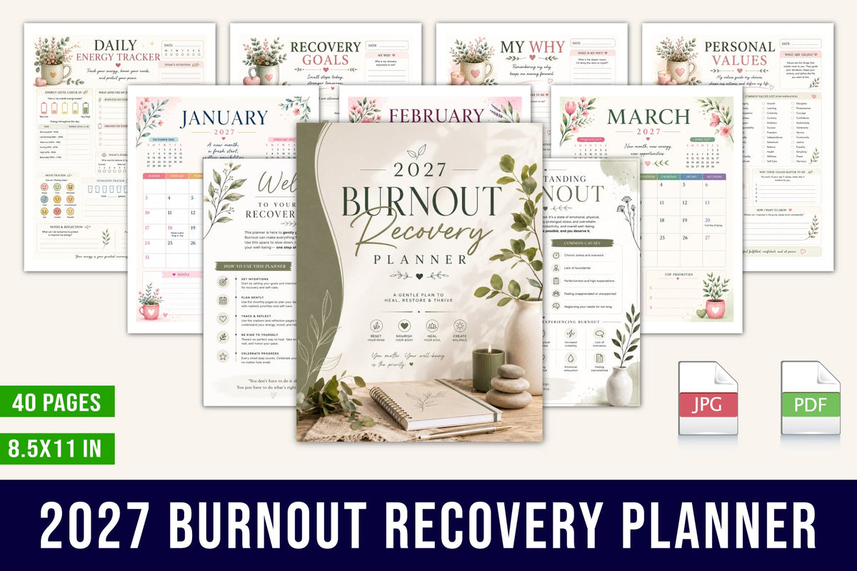 Burnout Recovery Planner 2027