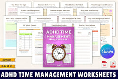 Effective ADHD Time Management Worksheets - CraftNest - Digital Crafting and Art