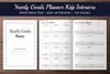 Yearly Goals Planner from 100 Planner