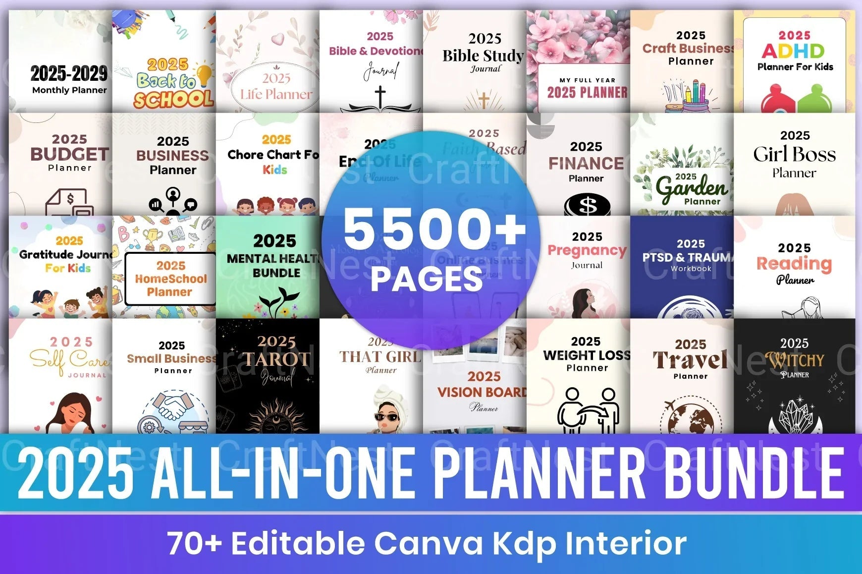 All-In-One Planner for Ultimate Organization - CraftNest - Digital Crafting and Art