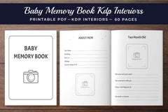 Baby Memory Book Planner - CraftNest - Digital Crafting and Art