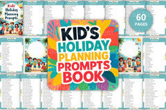 Kids Holiday Planning Prompts Book - CraftNest - Digital Crafting and Art